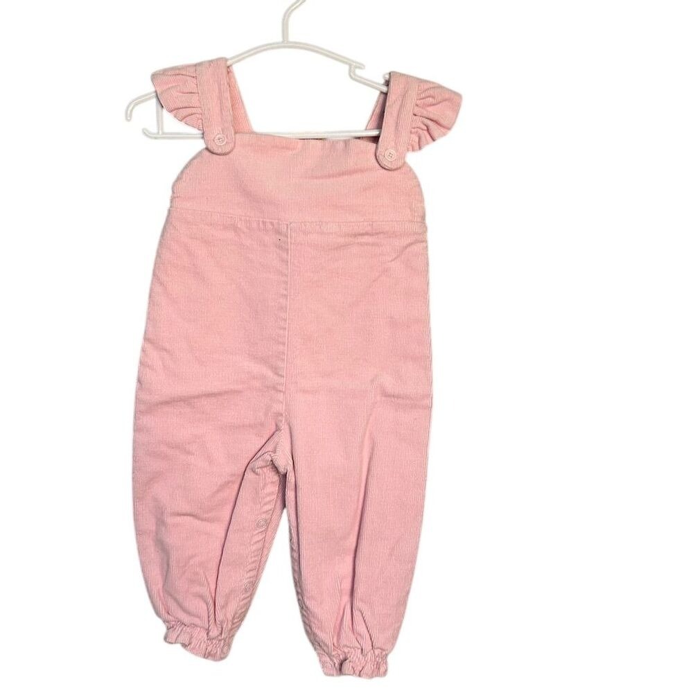 The Beaufort Bonnet Co. Pink Corduroy Romper 6/12M Girls
